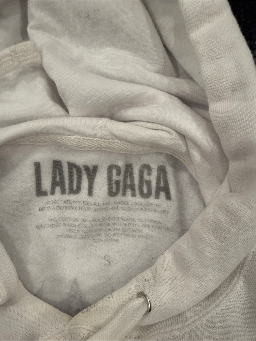 Lady Gaga Joanne World Tour 2017 White Graphic Hoodie - Picture 3 of 3